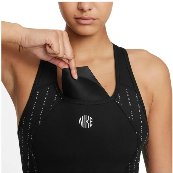 NWT Nike Dri-FIT Sports Bra Black - Picture 5 of 7